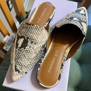 Madden Girl Grandie Mules - Croc Pattern